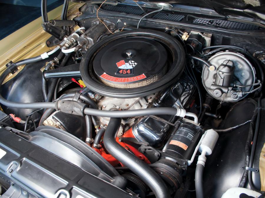 Моторный отсек Chevrolet Chevelle SS 454 Hardtop Coupe 1970 года  (фото 8 из 9)